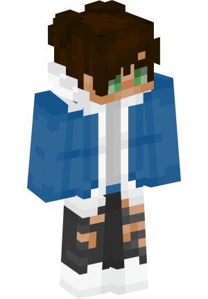 Зеленоглазый мечтатель в синем