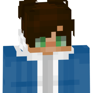 Зеленоглазый мечтатель в синем - Спереди