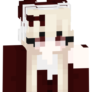 Бордовая готическая горничная - Спереди