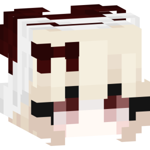 Бордовая готическая горничная - Голова