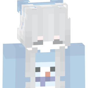 Зимняя милашка со снеговиком - Спереди