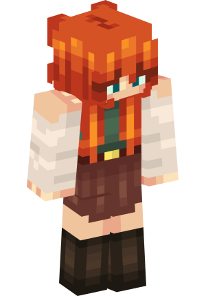 Рыжая странница в белом