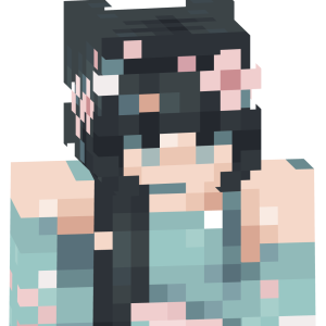 Цветочная нимфа в лазурном - Спереди