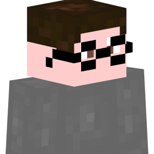 Стильный интеллектуал в очках - Сбоку