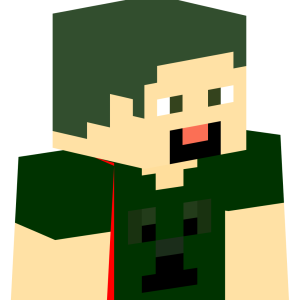 Зеленый крипер-фанат - Сбоку