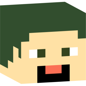 Зеленый крипер-фанат - Голова