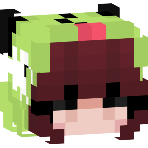 Лаймовый дино-питомец - Голова