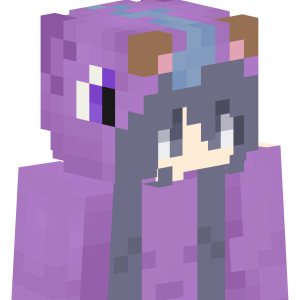 Фиолетовый котенок - Сбоку