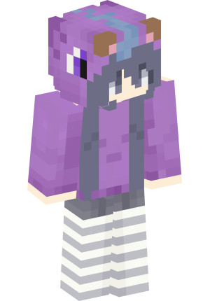 Фиолетовый котенок