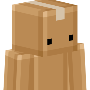 Загадочный картонный человечек - Сбоку