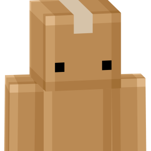 Загадочный картонный человечек - Спереди