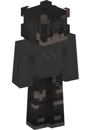 Мрачный рогатый парень