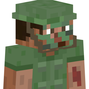 Лесной разведчик в камуфляже - Сбоку