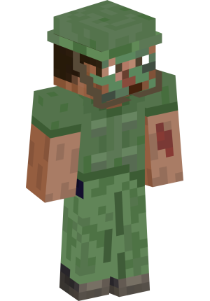 Лесной разведчик в камуфляже