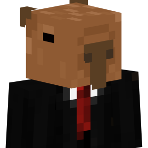 Деловой капибара в костюме - Сбоку