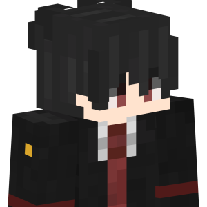 Мрачный школьник в галстуке - Сбоку