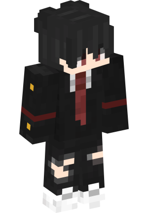 Мрачный школьник в галстуке