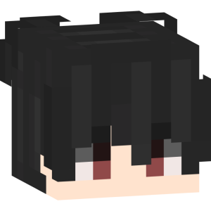 Мрачный школьник в галстуке - Голова