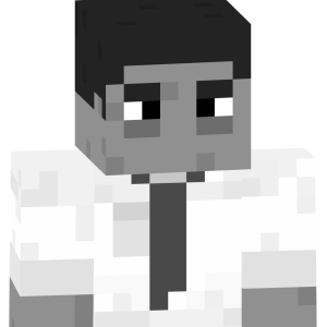 Монохромный офисный служащий - Спереди