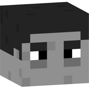 Монохромный офисный служащий - Голова