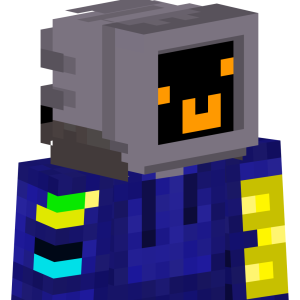 Пиксельный ТВ-киборг - Сбоку