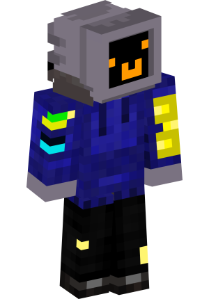 Пиксельный ТВ-киборг