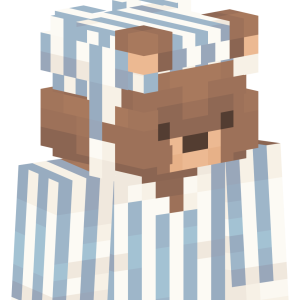 Сонный мишка в пижаме - Сбоку