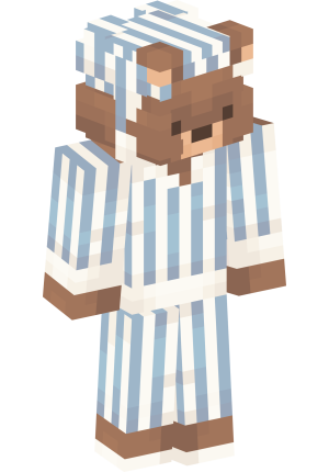 Сонный мишка в пижаме