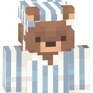 Сонный мишка в пижаме - Спереди