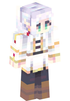 Белоснежный аниме-рыцарь