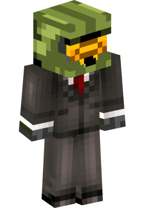 Солдат в деловом костюме