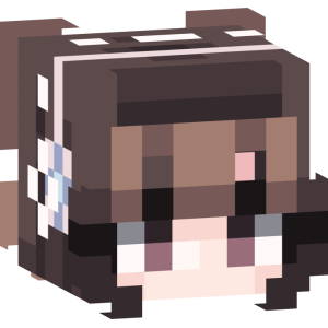 Зимняя школьница в шарфе - Голова