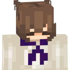 Милая школьница с пучками - Спереди