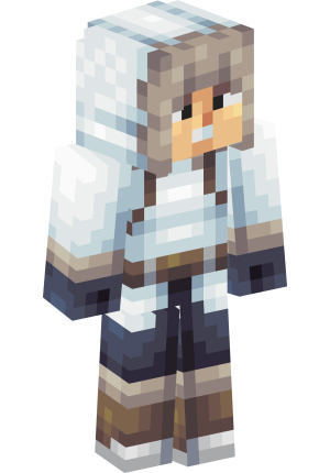 Зимний следопыт в ушанке