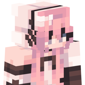 Розовая мечта в банте - Сбоку