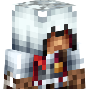 Белоснежный ассасин в капюшоне - Сбоку