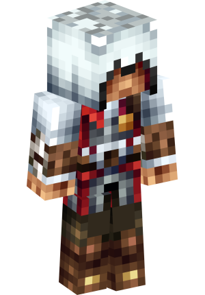 Белоснежный ассасин в капюшоне