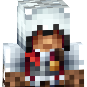 Белоснежный ассасин в капюшоне - Спереди