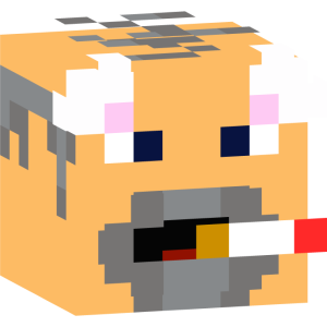 Угрюмый курильщик в майке - Голова