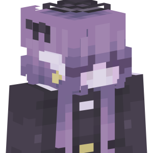 Сиреневая аниме-ученица - Сбоку