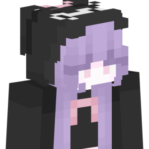 Лавандовая готическая принцесса - Сбоку