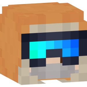 Оранжевый худи с очками - Голова