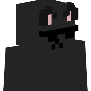 Черный стильный котик - Сбоку