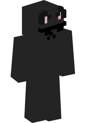 Черный стильный котик