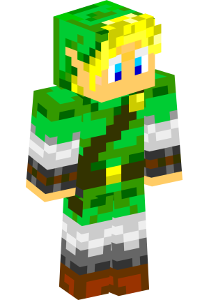 Лесной странник в зеленом