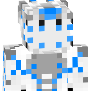 Неоновый кибер-страж - Спереди