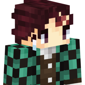 Истребитель в клетчатом хаори - Сбоку