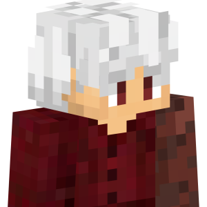 Пепельноволосый странник в бордовом - Сбоку