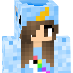 Единорог в голубом худи - Спереди