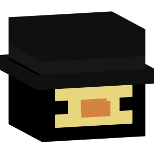 Стильный джентльмен в котелке - Голова